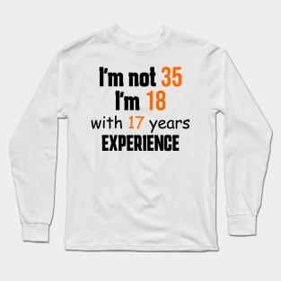 35th birthday Long Sleeve T-Shirt